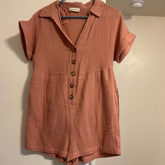 Blush Pink Romper - Picture 1 of 5